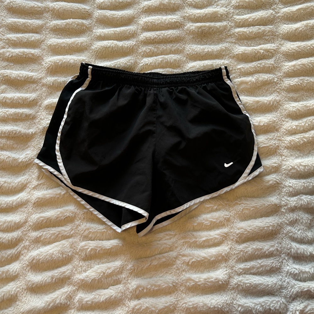 Nike Kids Black and White Athletic Shorts